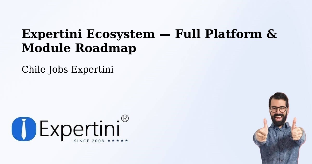 Expertini Ecosystem — Full Platform & Module Roadmap – Penco